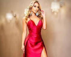 Vestido de noite para cassino feminino
